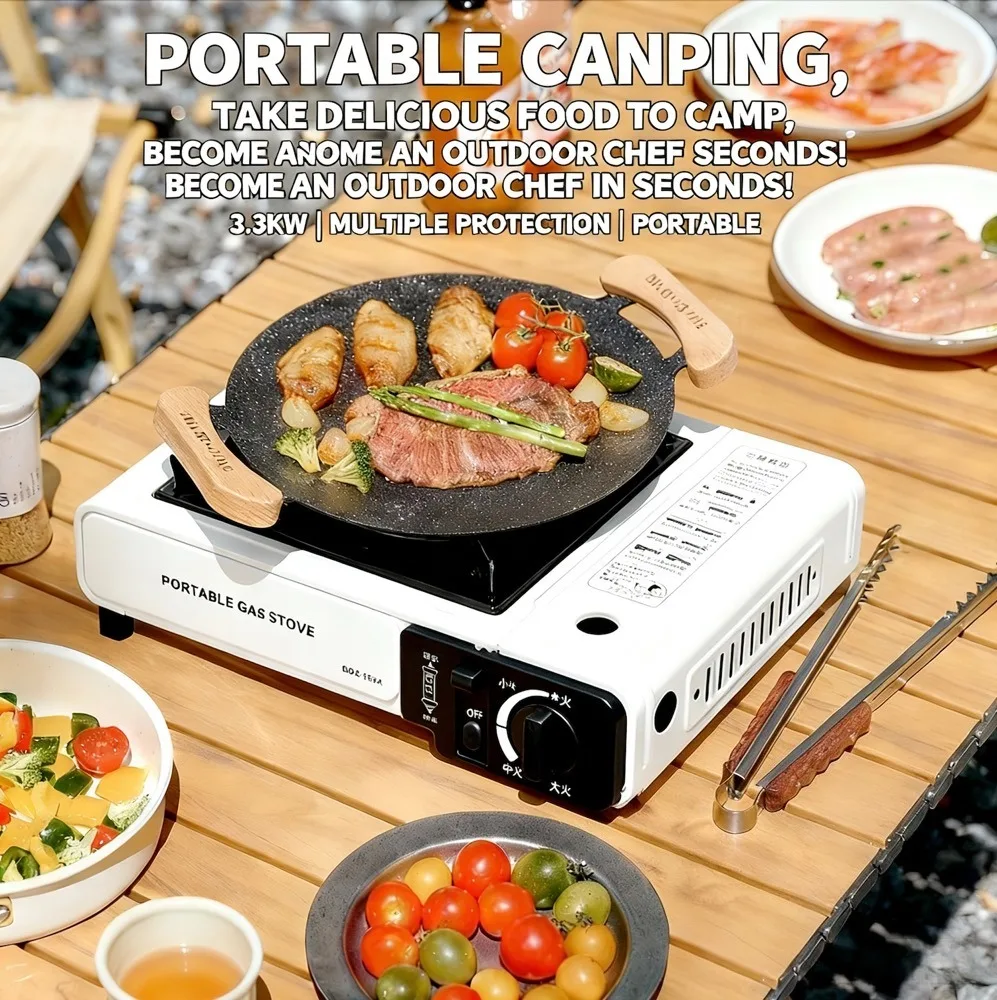 Home Cooking Meals - Estufa de Gas Portátil para Exteriores,