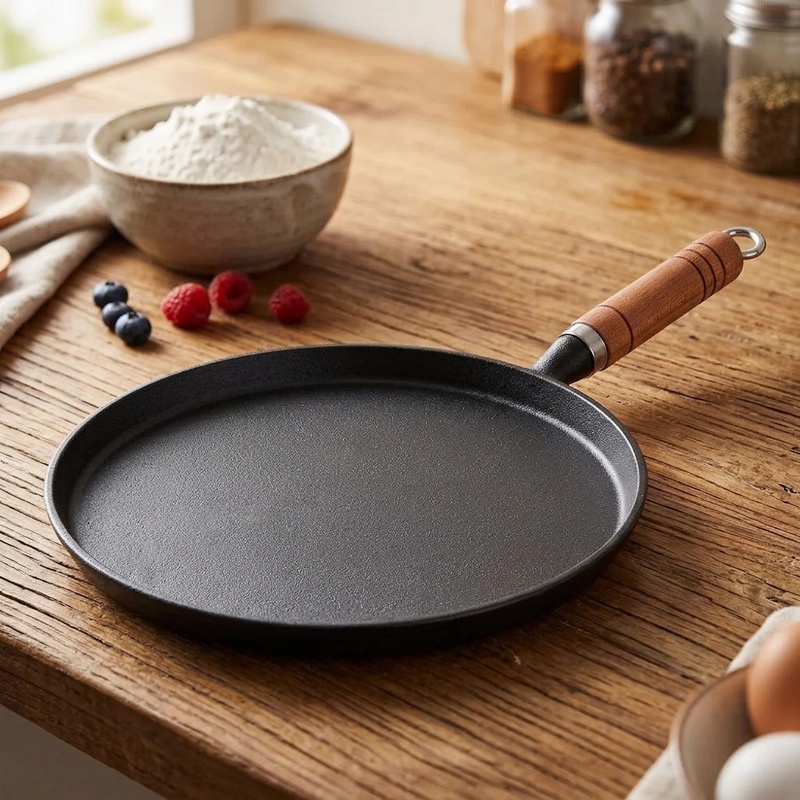 Dosa Pan Iron - Sartén de hierro fundido de 20/23/26
