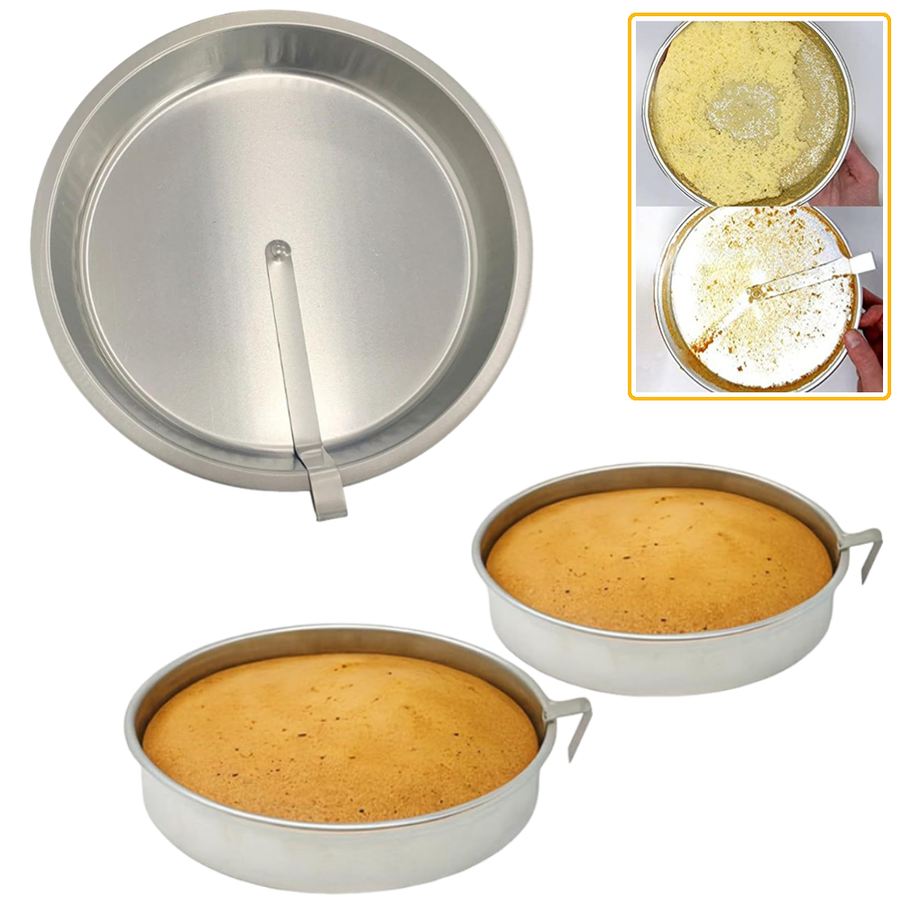 Home Cooking Recipes - Molde Redondo para Hornear Pasteles, Bandeja