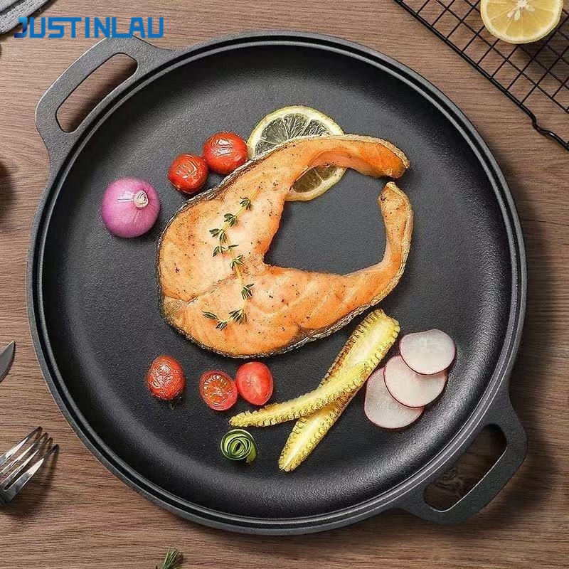 Dosa Pan Iron - Sartén de hierro fundido de doble
