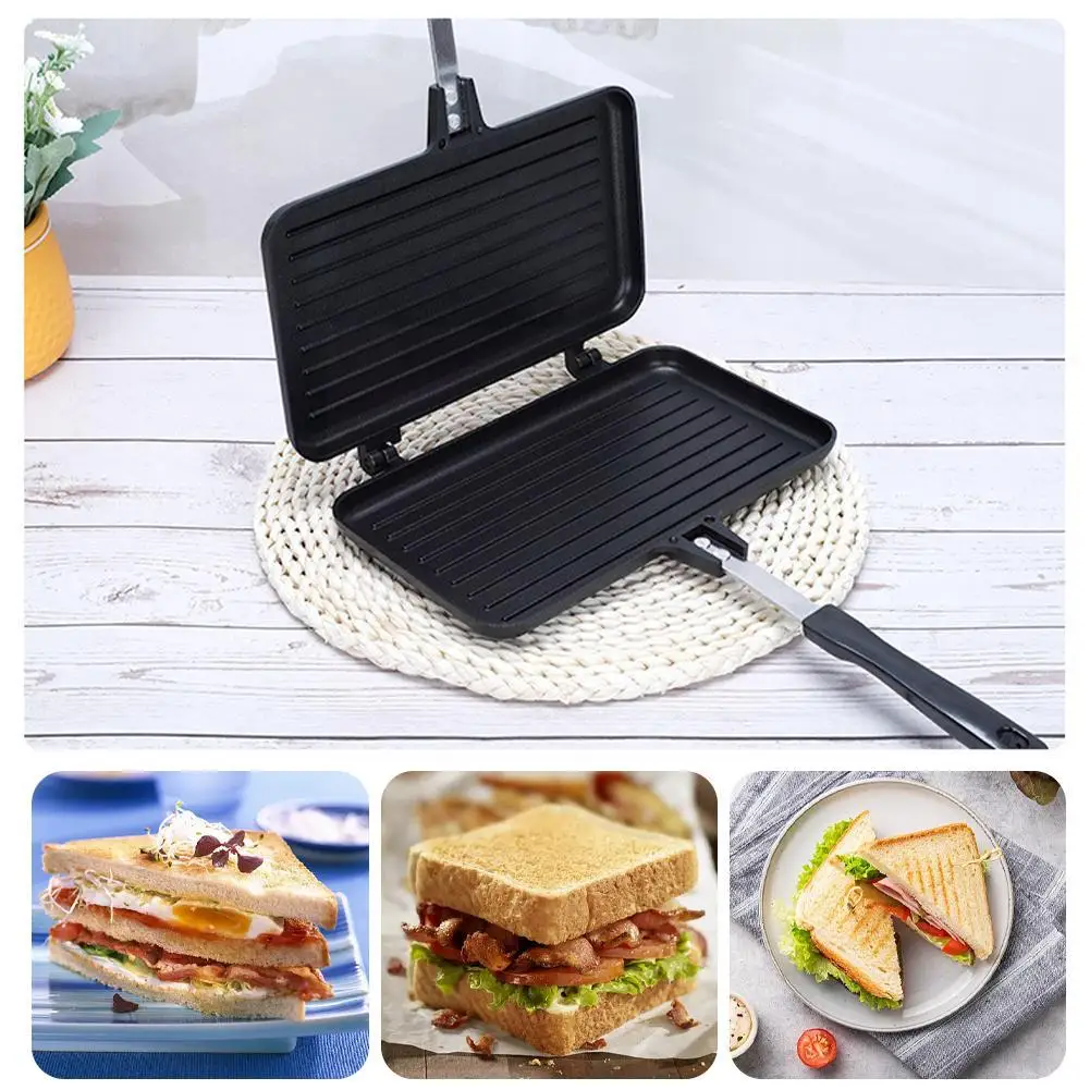 Dosa Pan Iron - Sartén antiadherente de doble cara, utensilio