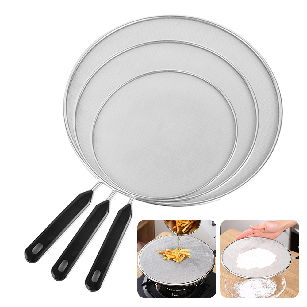 Dosa Pan Iron - Pantalla de salpicaduras de aceite de