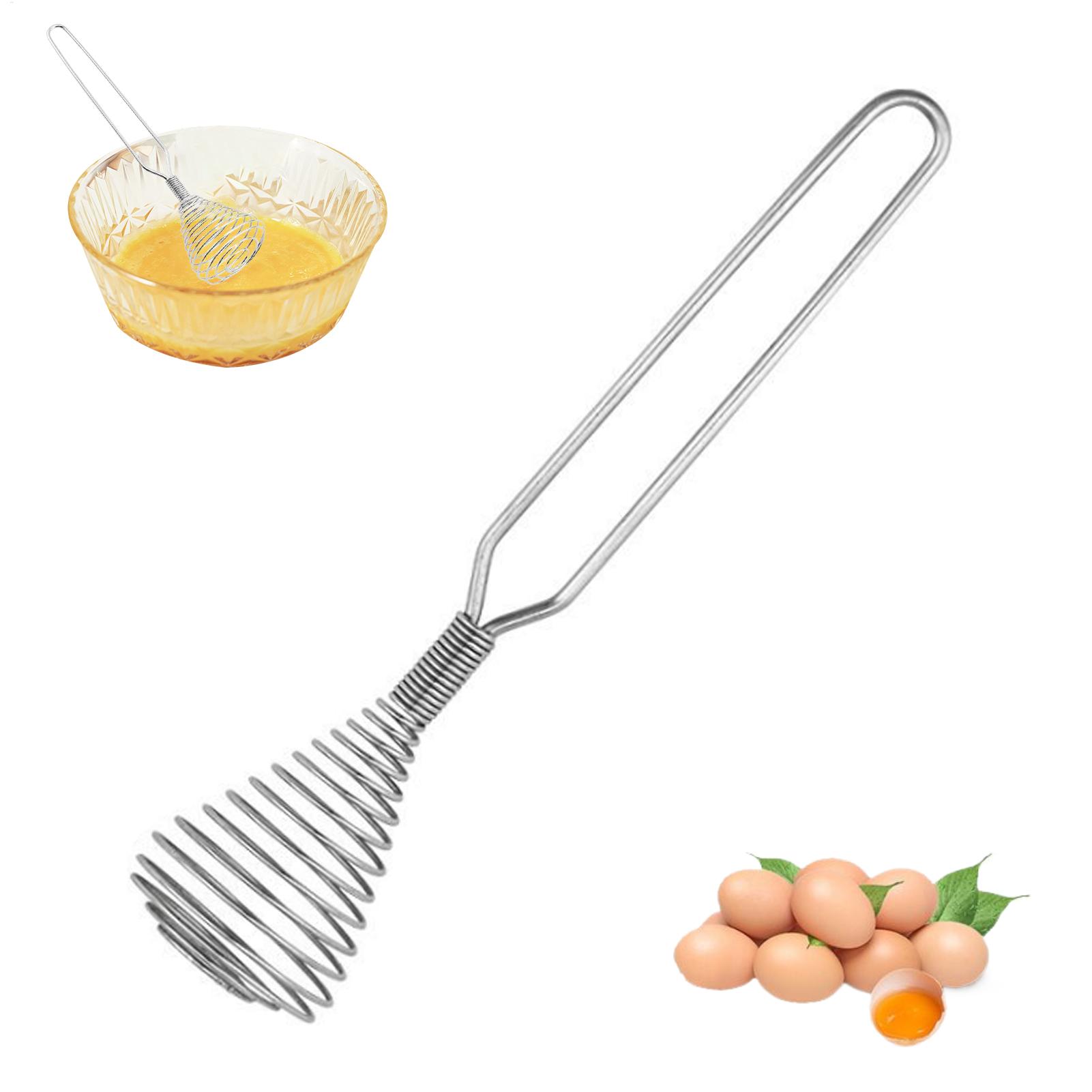 Home Cooking Meals - Batidor de mano de acero inoxidable,