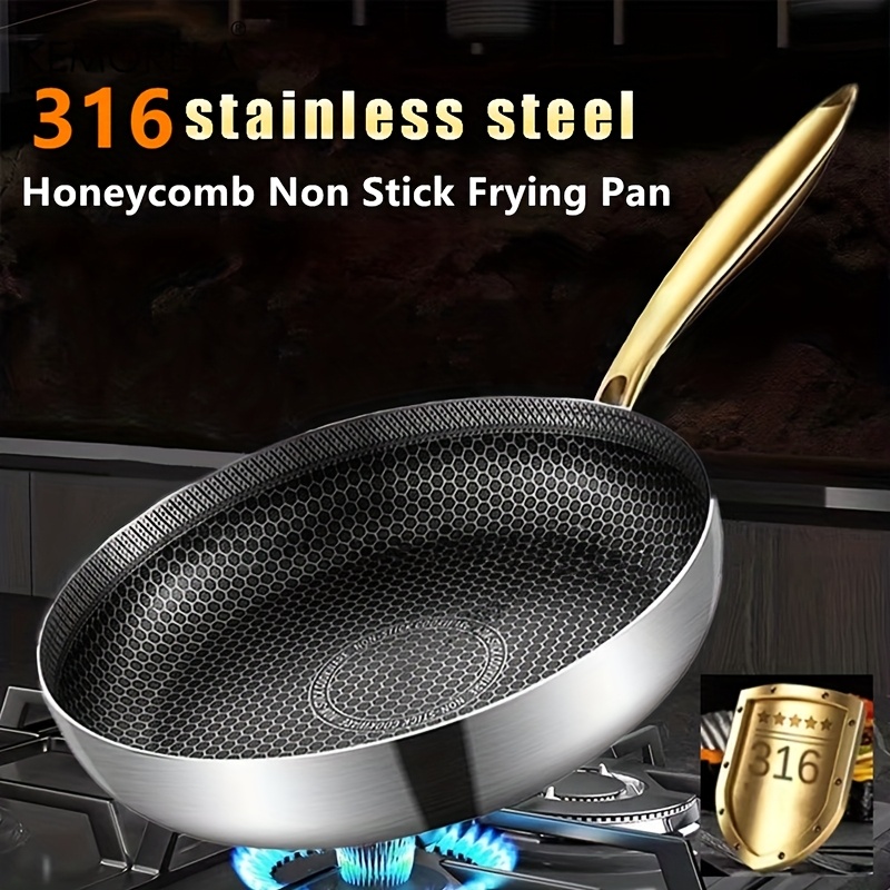 Home Cooking Cookbook - Sartén Wok de Acero Inoxidable 316