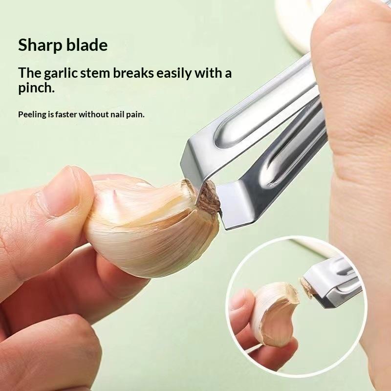 Pinza para pelar ajo de acero  - Home Cooking Restaurants reseña y precio