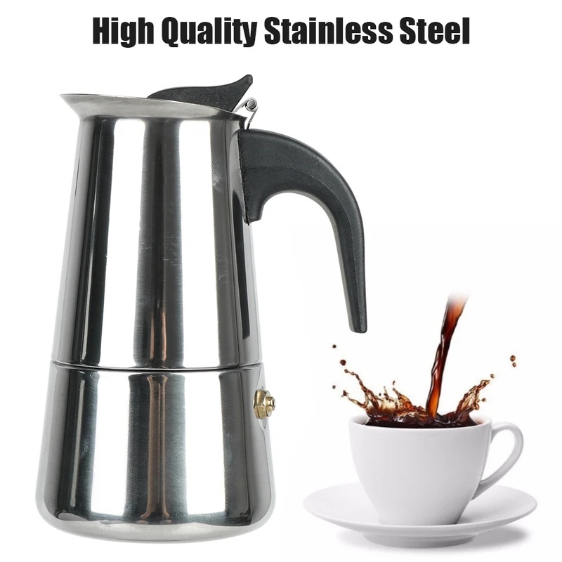 Cafetera Moka de Acero Inoxida - Home Cooking Appliances reseña y precio