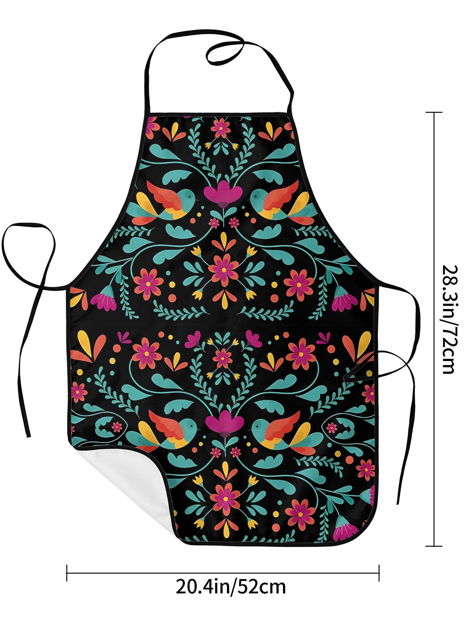 Delantal vibrante con estampad - Home Cooking Restaurants reseña y precio