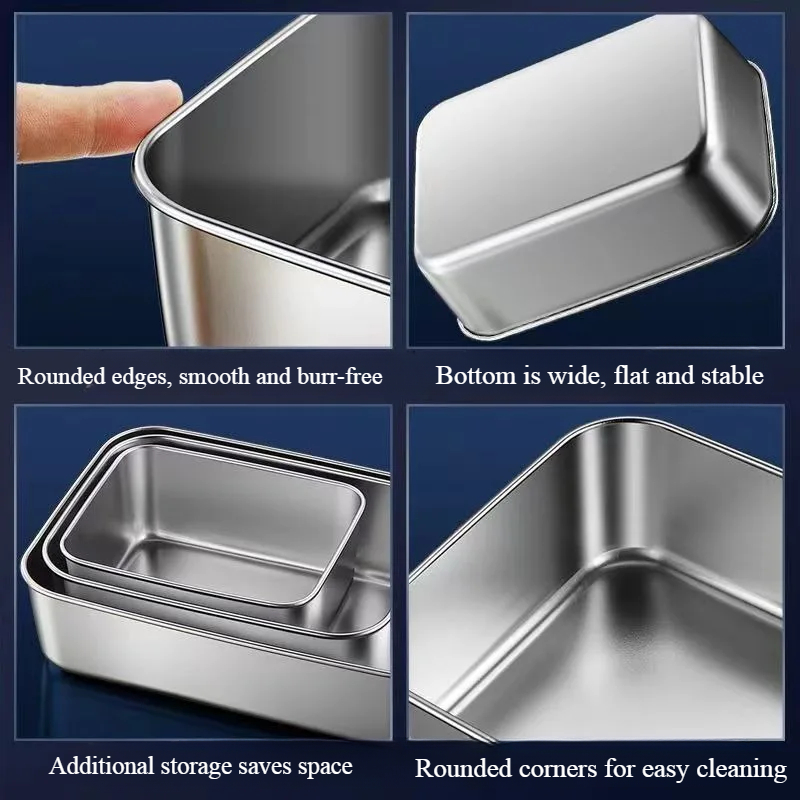 Bandejas rectangulares para al - Home Cooking Recipes reseña y precio