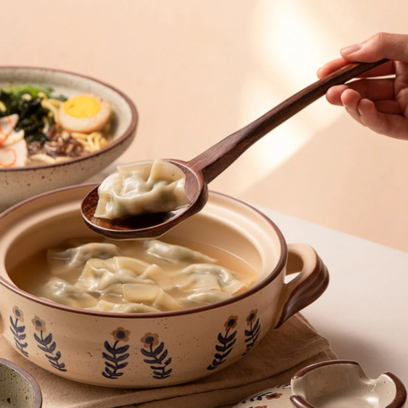 Cuchara de madera de mango lar - Home Cooking Meals reseña y precio