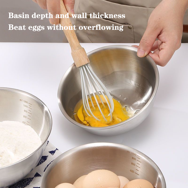 Juego de cuencos de acero inox - Home Cooking Cookbook reseña y precio