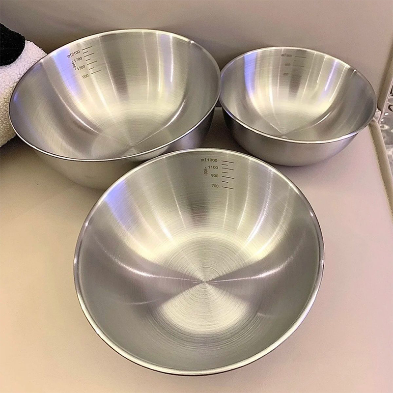 Juego de cuencos de acero inox - Home Cooking Cookbook reseña y precio