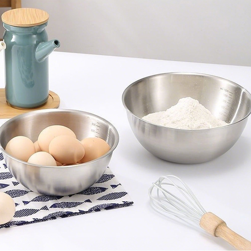 Juego de cuencos de acero inox - Home Cooking Cookbook reseña y precio