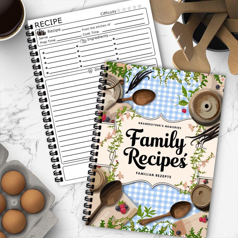Libro de Recetas A5, Cuadrícul - Home Cooking Cookbook reseña y precio